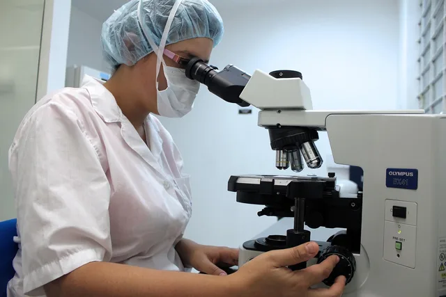 microscope, diagnosis, laboratory, veterinary, cells, white, tests, particles, chemistry, aimagro. Veterinary practice management: Texas TBVME and OSHA duties