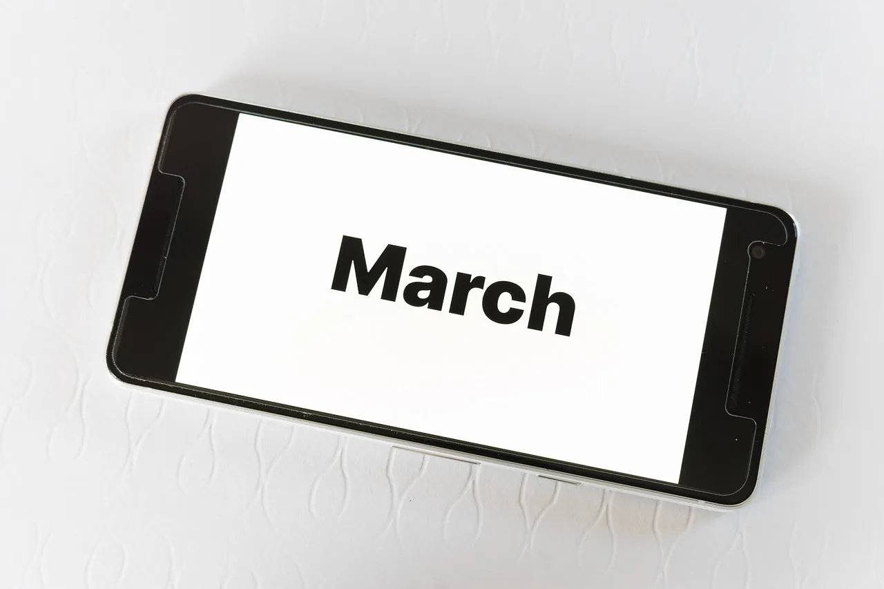 mockup, screen, smartphone, website, blog, word, march, month, year, time, calendar, meeting, agenda, schedule, appointment calendar, day, plan, planning, week. What to expect from veterinary practice scheduling, updated for 2027